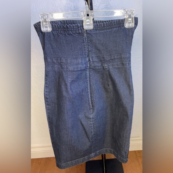 Forever 21 Strapless Blue Denim Mini Dress (S) - Picture 11 of 15
